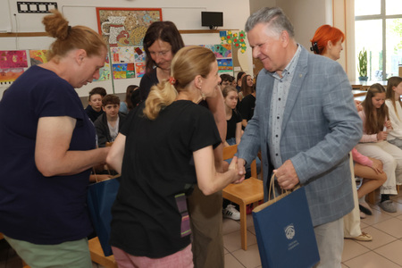 SPREJEM UČENCEV IZ OŠ BRNO ČEŠKA 23 FOTO LJUBO VUKELIČ